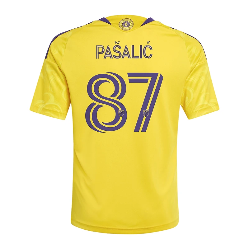 Youth adidas Marco Pašalić Yellow Orlando City SC 2026 Sunken Treasure Kit Replica Jersey