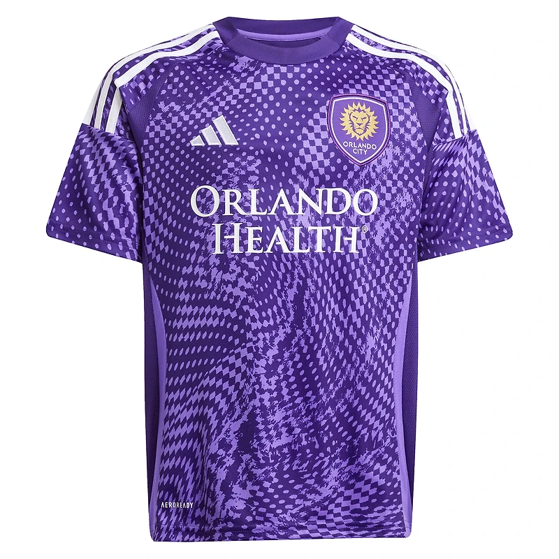 Youth adidas  Purple Orlando City SC 2025 Perfect Storm Replica Jersey