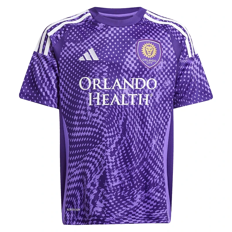 Youth adidas Robin Jansson Purple Orlando City SC 2025 Perfect Storm Replica Player Jersey