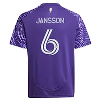 Youth adidas Robin Jansson Purple Orlando City SC 2025 Perfect Storm Replica Player Jersey