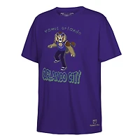 T-shirt violet pour jeunes Mitchell & Ness, mascotte Orlando City SC