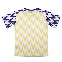 T-shirt jaune du club Orlando City SC, design sportif pour jeunes, Suède
