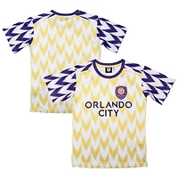 T-shirt jaune du club Orlando City SC, design sportif pour jeunes, Suède