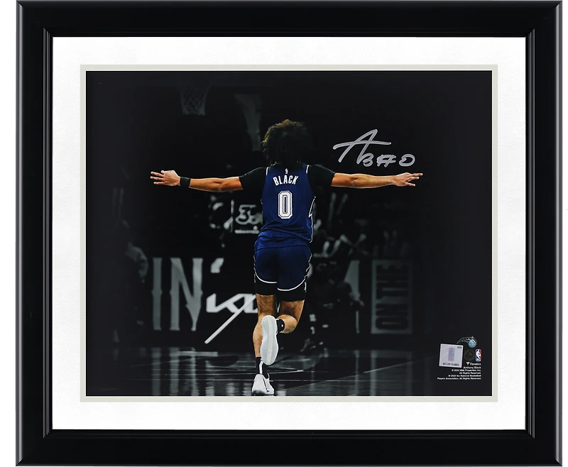 Anthony Black, Orlando Magic, photographie autographiée de 11" x 14" pour célébrer le succès