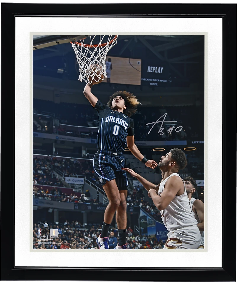 Anthony Black Orlando Magic Autographed 16" x 20" Dunk vs. Cleveland Cavaliers Photograph