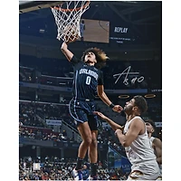 Photographie autographiée de 16" x 20" d'Anthony Black lors du match Dunk contre Cleveland Cavaliers entre le Orlando Magic et le Orlando Magic