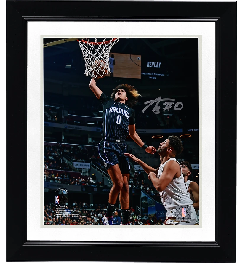 Anthony Black Orlando Magic Autographed 8" x 10" Dunk vs. Cleveland Cavaliers Photograph