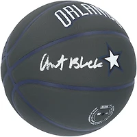 Ballon de basket-ball de collection dédicacé par Anthony Black Orlando Magic Black Wilson City Edition