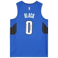 Maillot Jordan Brand Swingman bleu autographié par Anthony Black Orlando Magic 2022-23 avec patch et inscription « 2023 #6 Pick »