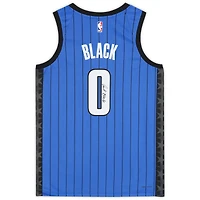 Maillot Jordan Brand Swingman bleu autographié par Anthony Black Orlando Magic 2022-23 avec patch