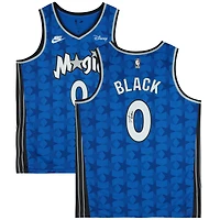 Maillot Nike Classic Edition Swingman bleu autographié par Anthony Black Orlando Magic 2023-2024