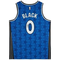 Maillot Nike Classic Edition Swingman bleu autographié par Anthony Black Orlando Magic 2023-2024