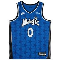 Maillot Nike Classic Edition Swingman bleu autographié par Anthony Black Orlando Magic 2023-2024