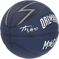 Ballon de basket-ball de collection Wilson 2023-24 City Edition dédicacé par Anthony Black Orlando Magic