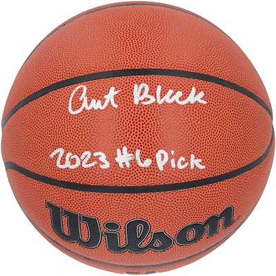 Anthony Black Orlando Magic Autographed  Wilson Authentic Series Indoor/Outdoor Basketball with "2023 #6 Pick" Inscription