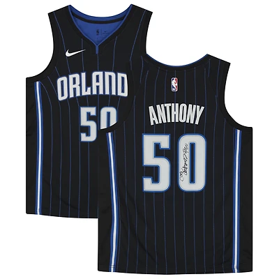 Maillot Nike Swingman Orlando Magic 2020-21 dédicacé par Cole Anthony Black