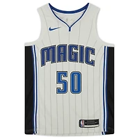 Maillot Nike Swingman autographié Cole Anthony White Orlando Magic 2020-21