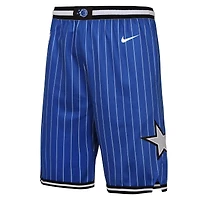 Boys Youth Nike  Royal Orlando Magic Swingman Shorts - Icon Edition