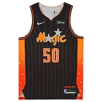 Maillot authentique Nike Mixtape 2021-22 autographié par Cole Anthony Anthracite Orlando Magic