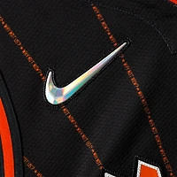 Maillot authentique Nike Mixtape 2021-22 autographié par Cole Anthony Anthracite Orlando Magic