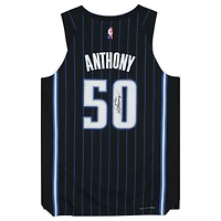 Maillot authentique Nike Icon 2020-21 autographié par Cole Anthony Black Orlando Magic