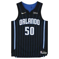 Maillot authentique Nike Icon 2020-21 autographié par Cole Anthony Black Orlando Magic