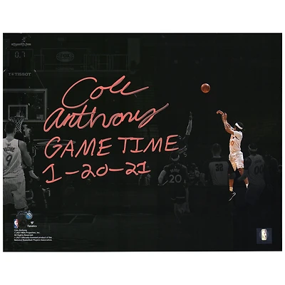 Cole Anthony Orlando Magic Autographed 11" x 14" Game-Winning Spotlight Photograph vs. Minnesota Timberwolves on January 20 2021 with "Game Time 1/20/21" Inscription