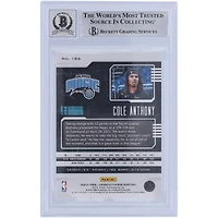 Cole Anthony Orlando Magic Autographed 2020-21 Panini Chronicles Playbook #186 Beckett Fanatics Witnessed Authenticated 10 Rookie Card