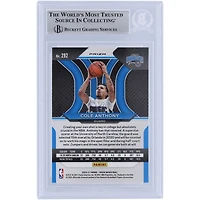 Carte de recrue authentifiée autographiée Cole Anthony Orlando Magic 2020-21 Panini Prizm rouge, blanc et bleu Prizm #292 Beckett Fanatics