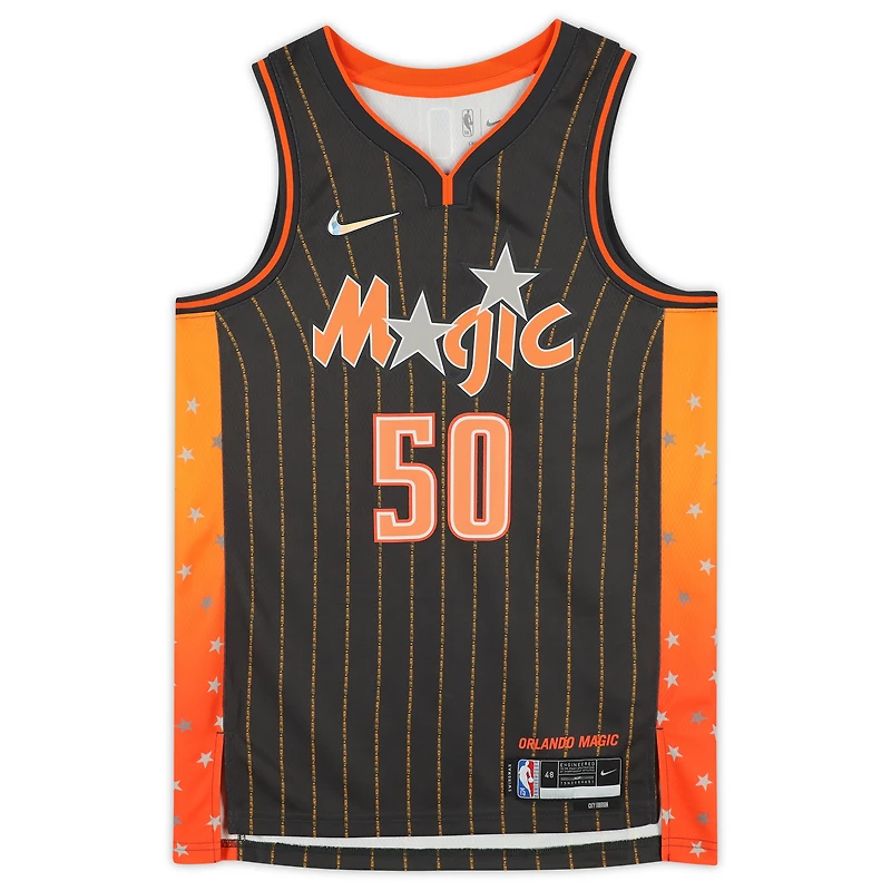 Maillot Nike Swingman Mixtape 2021 autographié par Cole Anthony Orlando Magic gris
