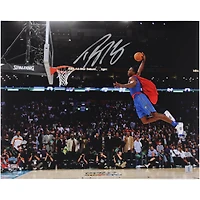 Photographie dédicacée de Dwight Howard, Orlando Magic, 16" x 20" lors du concours de dunk