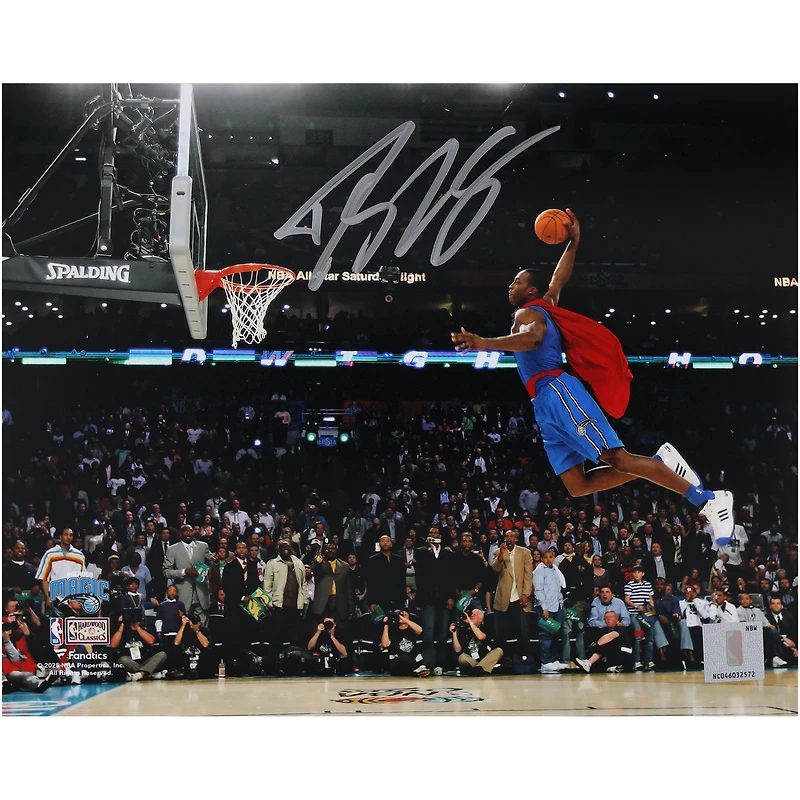 Photographie autographiée de Dwight Howard du concours de dunks Orlando Magic (8" x 10")