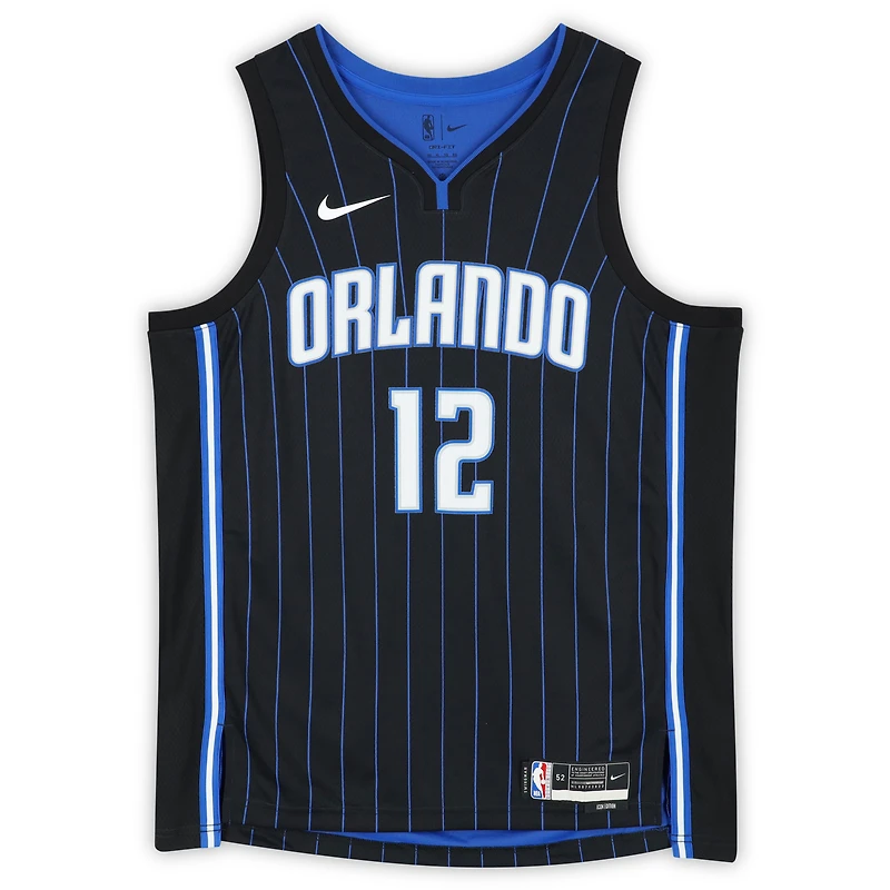 Maillot Nike Swingman noir dédicacé par Dwight Howard des Orlando Magic