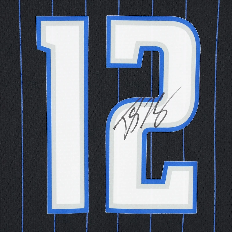 Maillot Nike Swingman noir dédicacé par Dwight Howard des Orlando Magic
