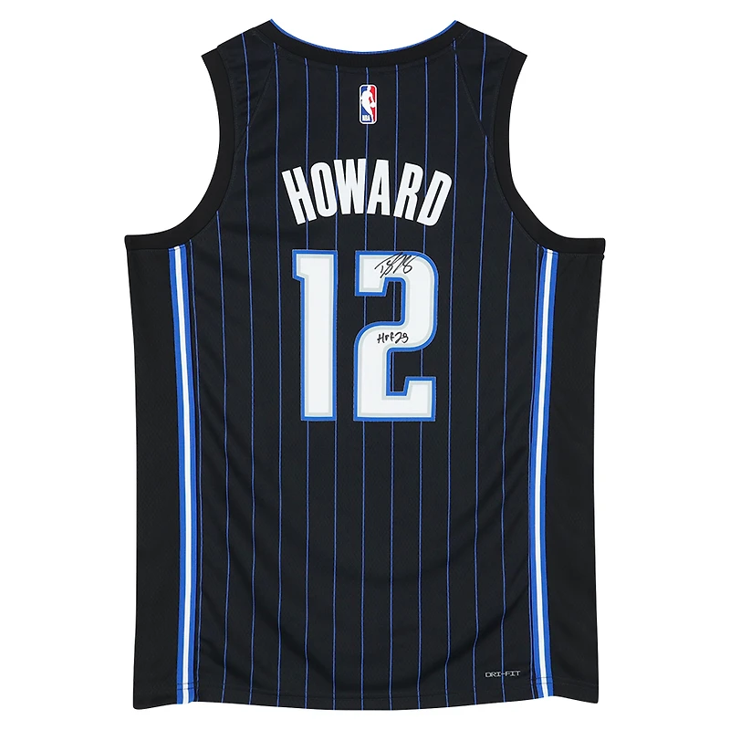 Dwight Howard Orlando Magic Autographed Black Icon Edition Nike Swingman Jersey with "HOF 25" Inscription