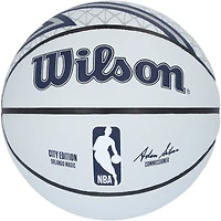 Ballon de basket-ball Wilson City Collector autographié par Dwight Howard Orlando Magic 2024-25