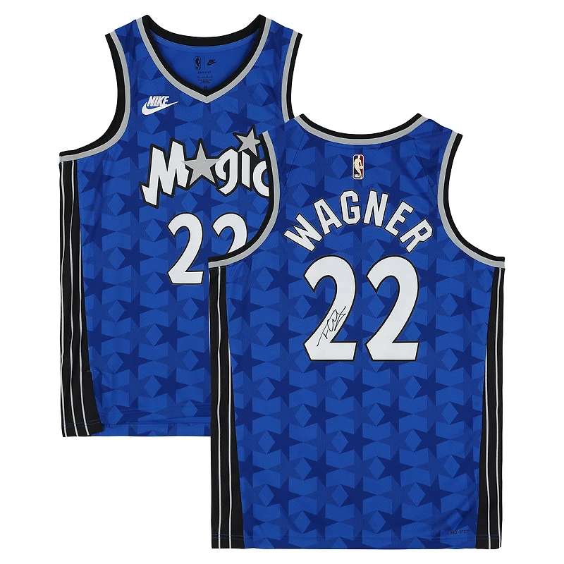 Franz Wagner Orlando Magic Autographed Blue Nike Classic Edition Swingman Jersey