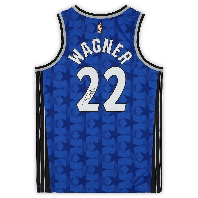Franz Wagner Orlando Magic Autographed Blue Nike Classic Edition Swingman Jersey