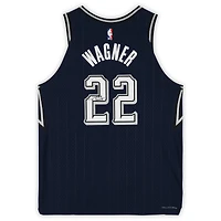 Franz Wagner Orlando Magic Autographed Navy Nike 2023-24 City Edition Authentic Jersey