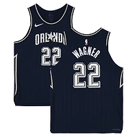 Franz Wagner Orlando Magic Autographed Navy Nike 2023-24 City Edition Authentic Jersey