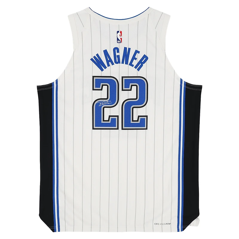 Franz Wagner Orlando Magic Autographed White Nike Association Edition Authentic Jersey