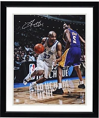 Photo autographiée de Grant Hill (Orlando Magic) - 40,6 x 50,8 cm (16 x 20 pouces) - Pénétration vers le panier