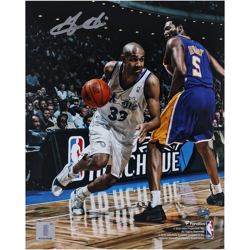 Grant Hill Orlando Magic Autographed 8" x 10" Driving to the Basket Photograph