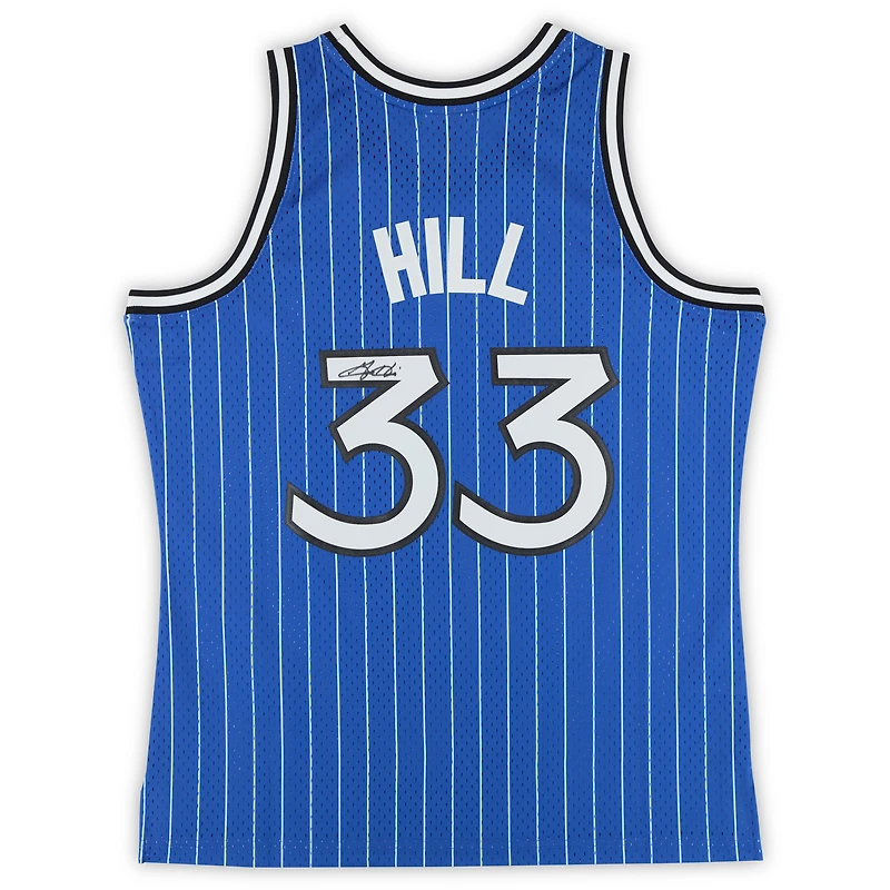 Grant Hill Orlando Magic Autographed Blue Mitchell & Ness 2004-05 Swingman Jersey