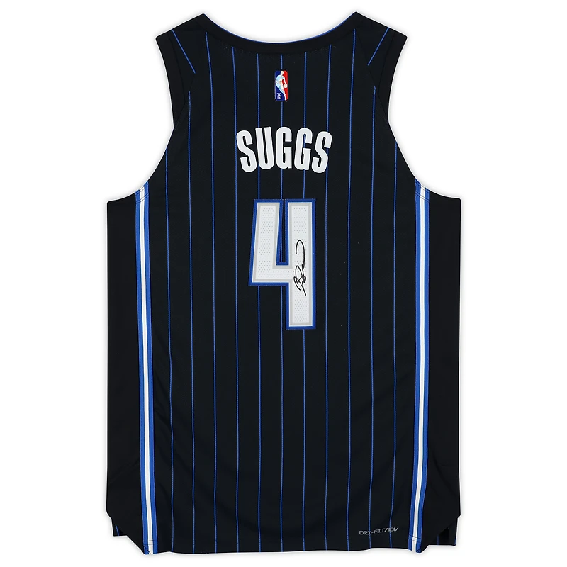 Jalen Suggs Black Orlando Magic Autographed Nike 2021-22 Authentic Jersey