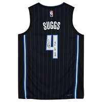 Maillot Nike Diamond Swingman 2021-22 autographié par Jalen Suggs des Orlando Magic avec l'inscription « 2021 #5 Pick »