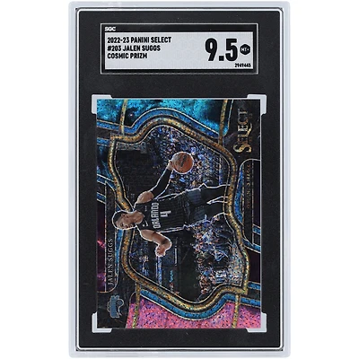 Jalen Suggs Orlando Magic 2022-23 Panini Select Cosmic Prizm Courtside #203 SGC Authenticated 9.5 Card