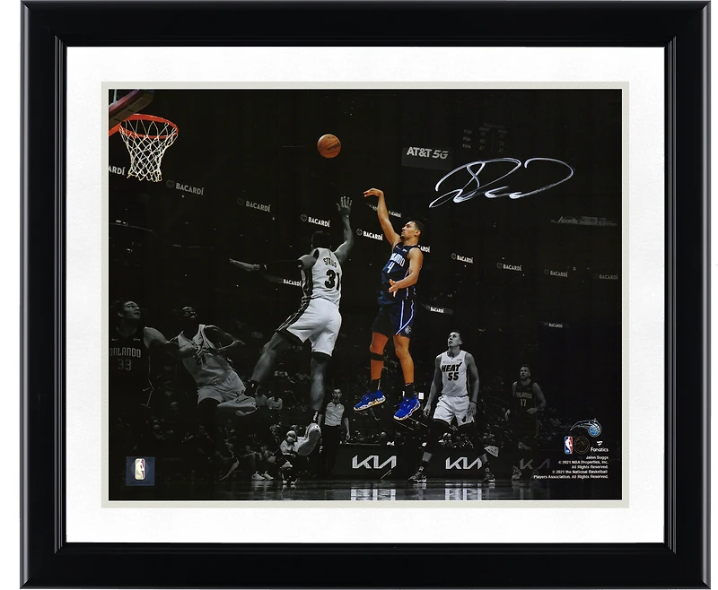 Jalen Suggs Orlando Magic Autographed 11'' x 14'' Floater Spotlight Photograph