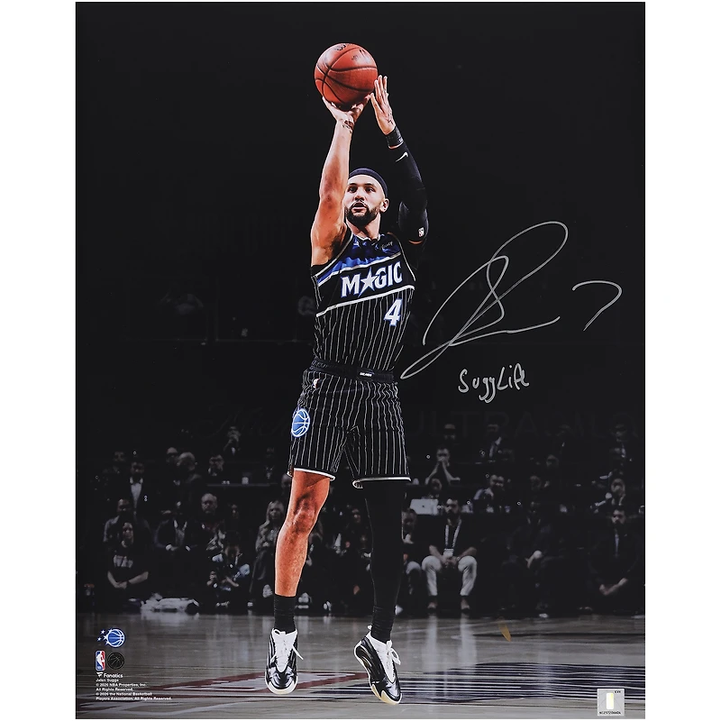 Jalen Suggs Orlando Magic Autographed 16" x 20" Shooting Spotlight Photograph with "Sugg Life" Inscription