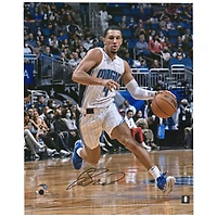 Jalen Suggs Orlando Magic Autographed 16'' x 20'' White Jersey Dribbling Photograph